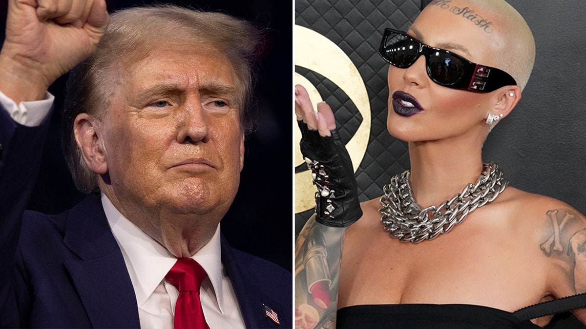 Donald Trump and Amber Rose split