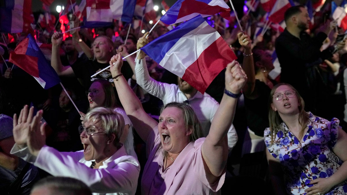 Comício eleitoral francês