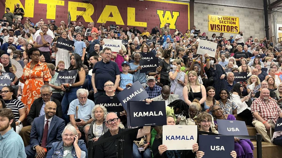 VP Harris drew a large crowd Tuesday afternoon in West Allis, Wisconsin, at a rally as she takes over the helm in the Democrat party. 