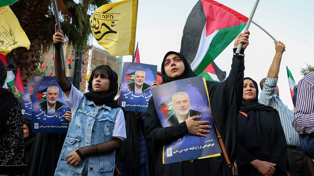 IRAN-PALESTINIAN-ISRAEL-CONFLICT-PROTEST-HANIYEH