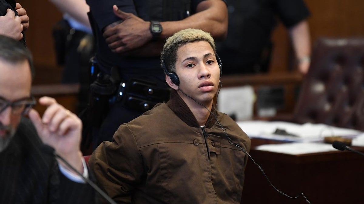 Darwin Gomez-Izquiel, 19, in a Manhattan criminal court.