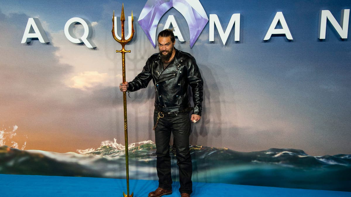 Jason Momoa at "Aquaman" premiere