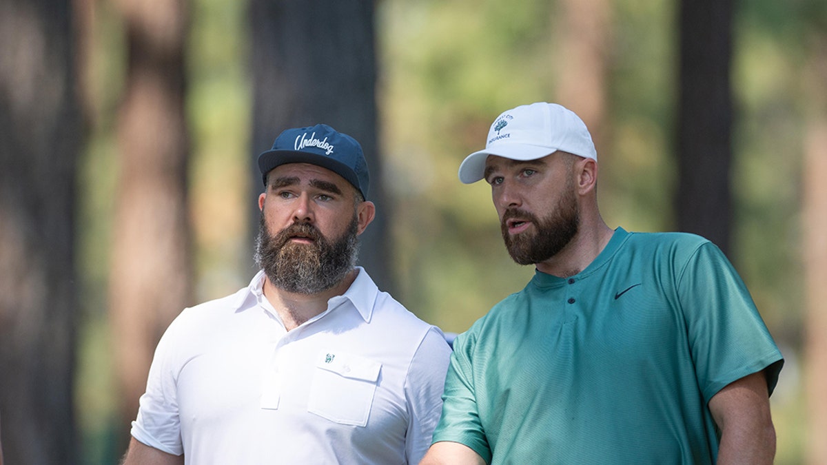 Jason and Travis Kelce golfing together