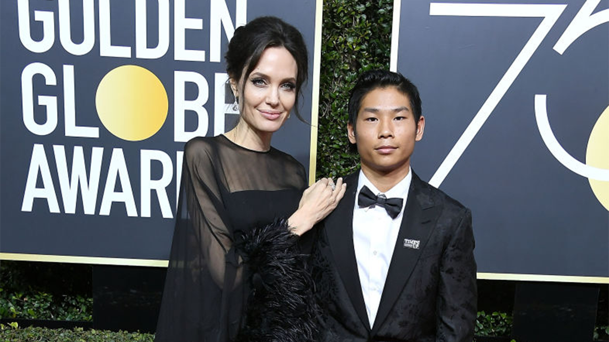 Angelina Jolie and her son, Pax Jolie-Pitt