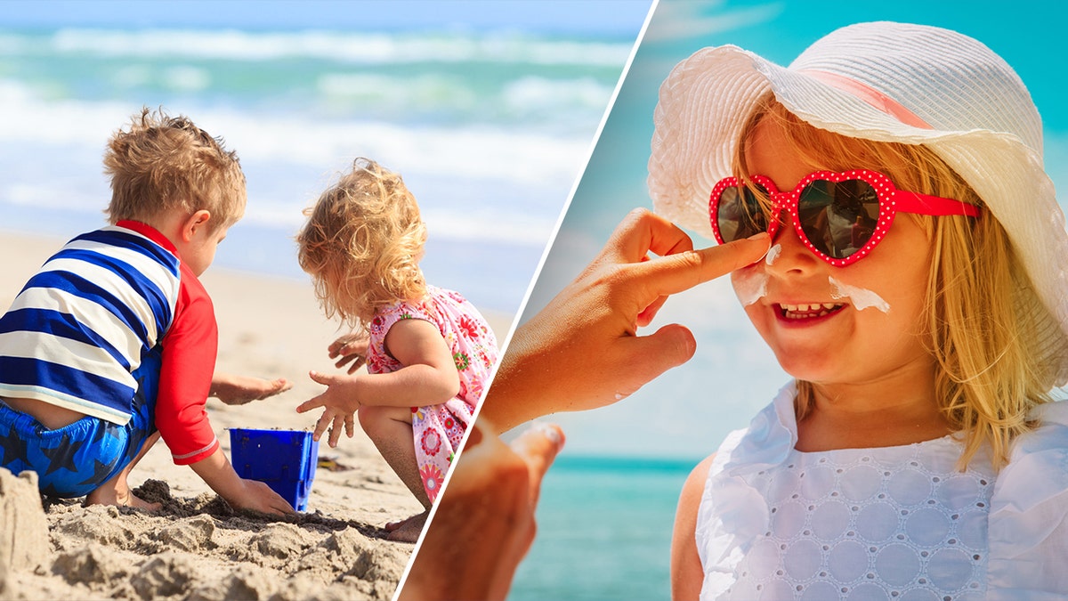 Kids at the beach