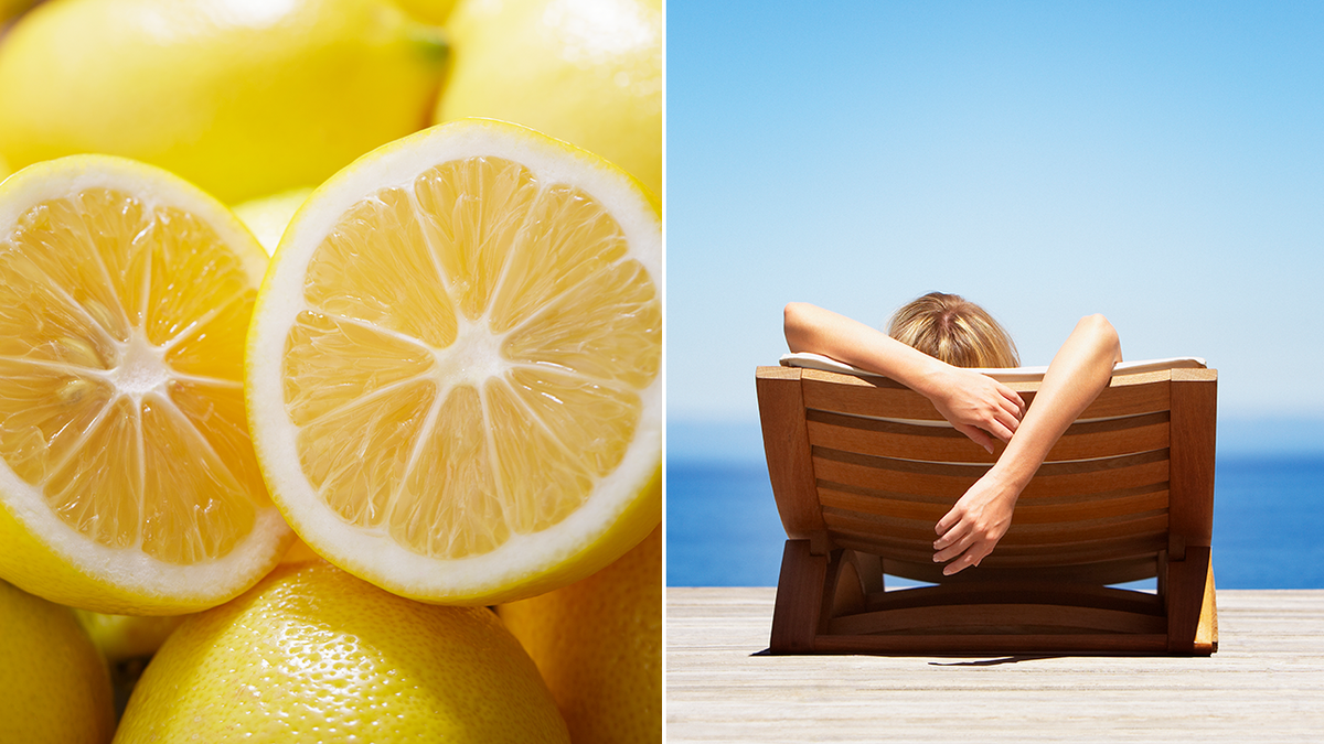 Lemons and sunbathing