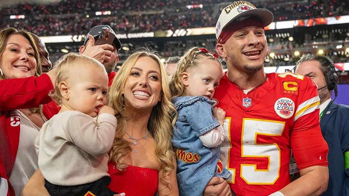 Brittany y Patrick Mahomes