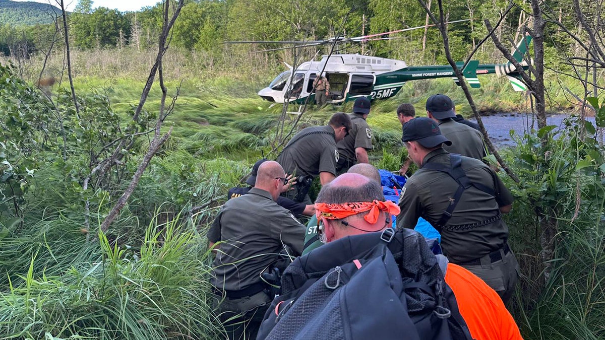 Hombre de Maine encontrado en una ciénaga