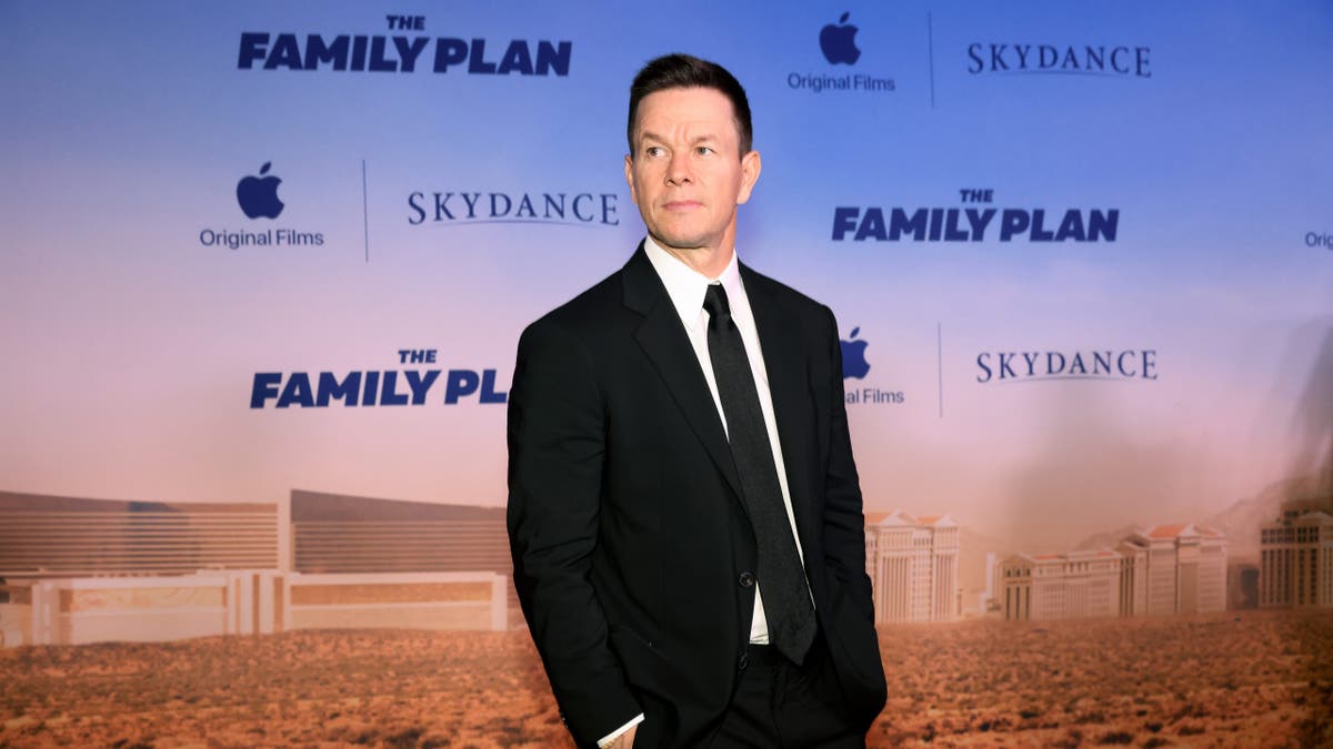 Mark Wahlberg at premiere of "The Family Plan" 