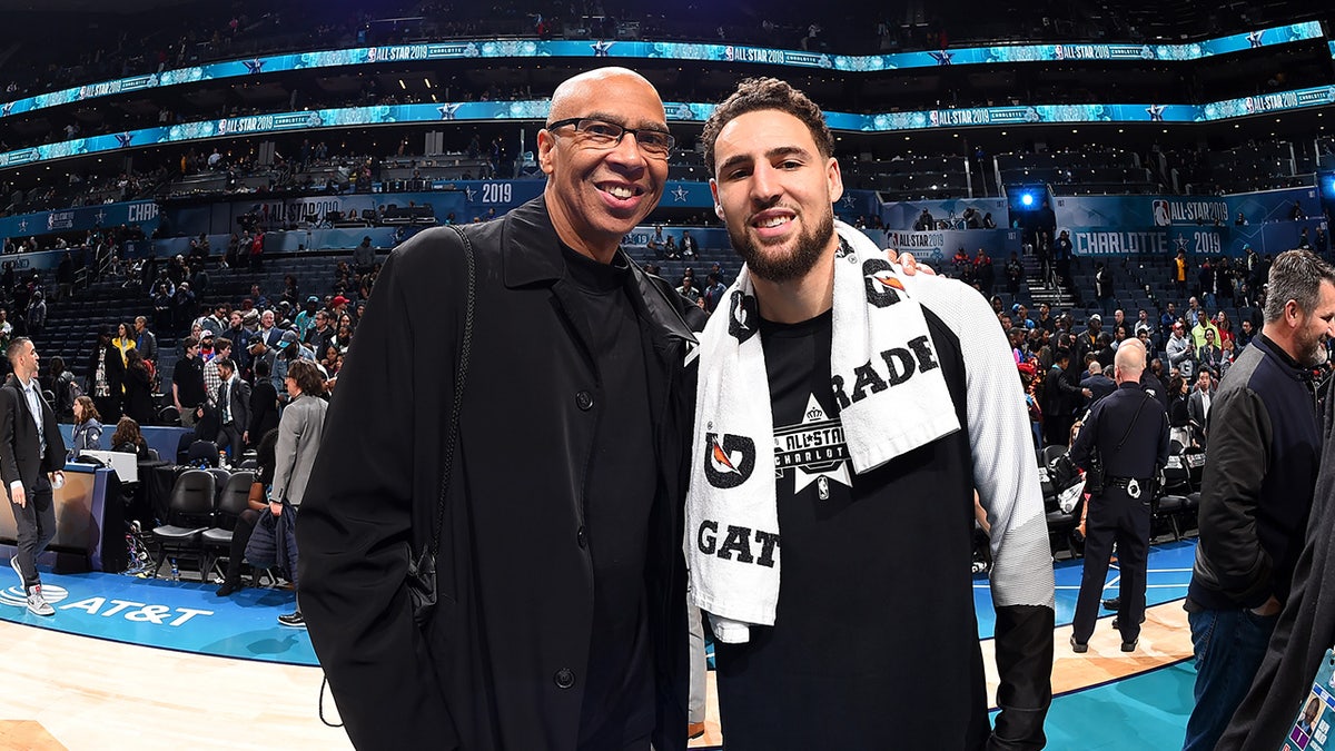 mychal and klay thompson
