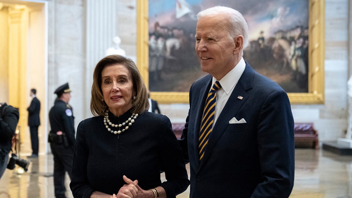 Nancy Pelosi and Joe Biden