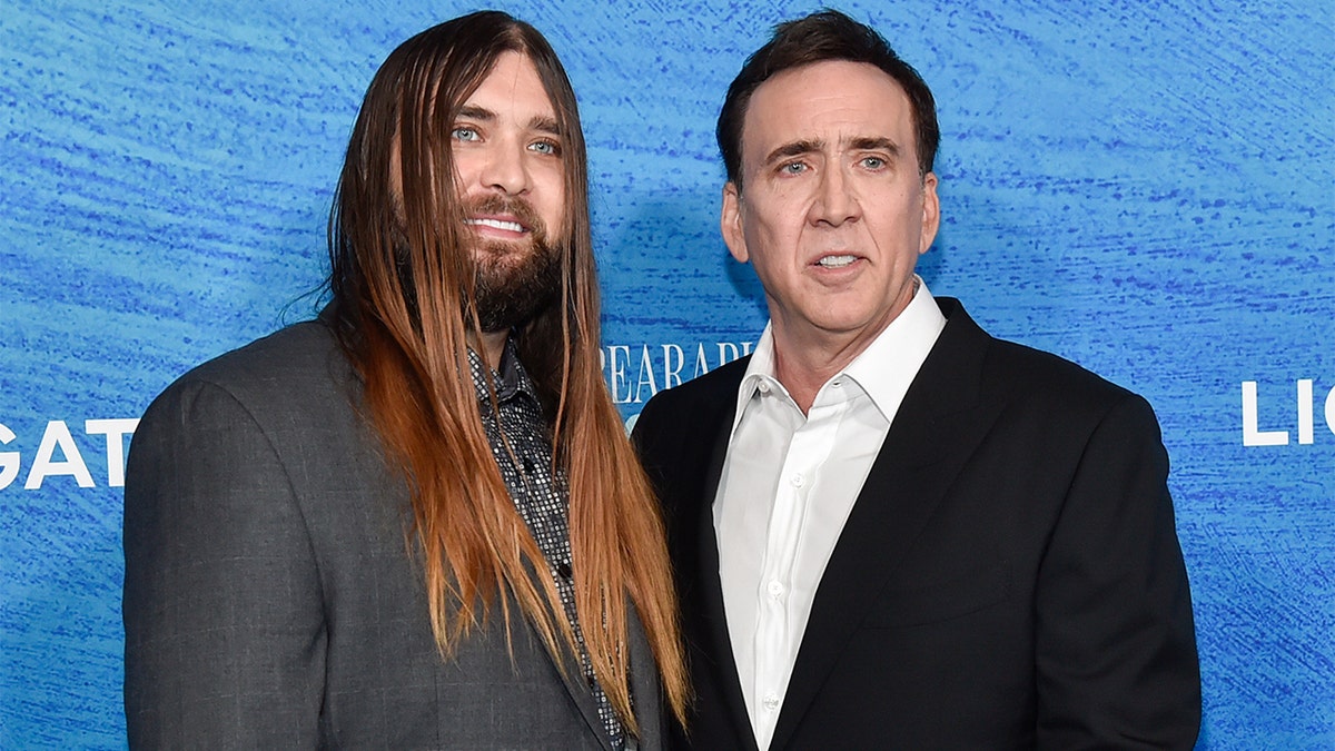 Nicolas Cage and his son Weston Cage