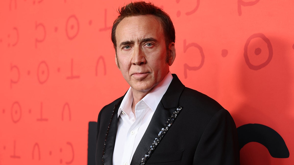 Close up of Nicolas Cage