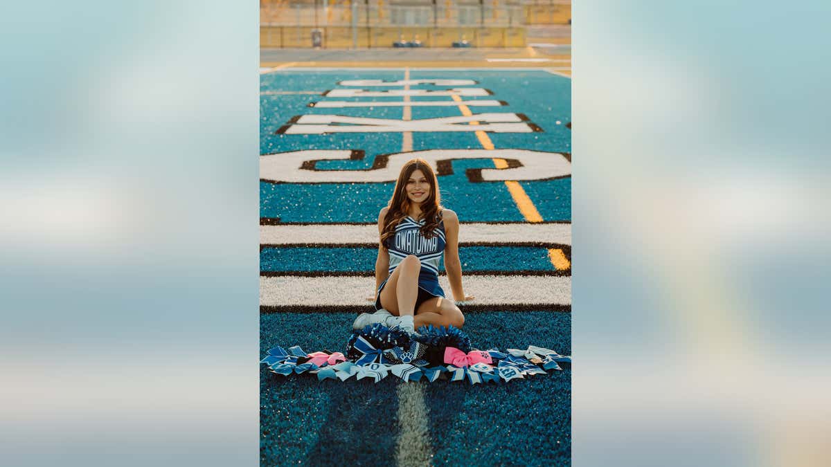 Olivia Flores, 18, was a cheerleader at Owatonna high school cheerleader in Minnesota.