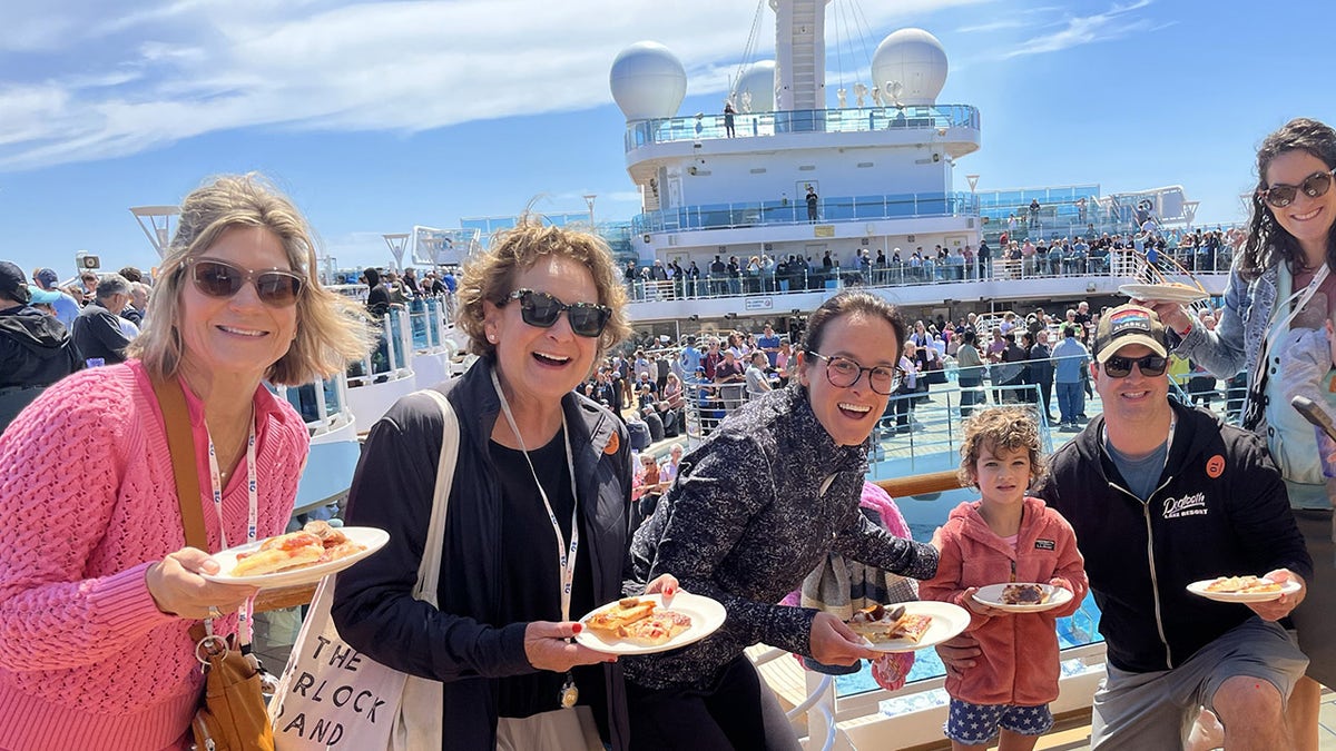 Princess Cruise pizza party