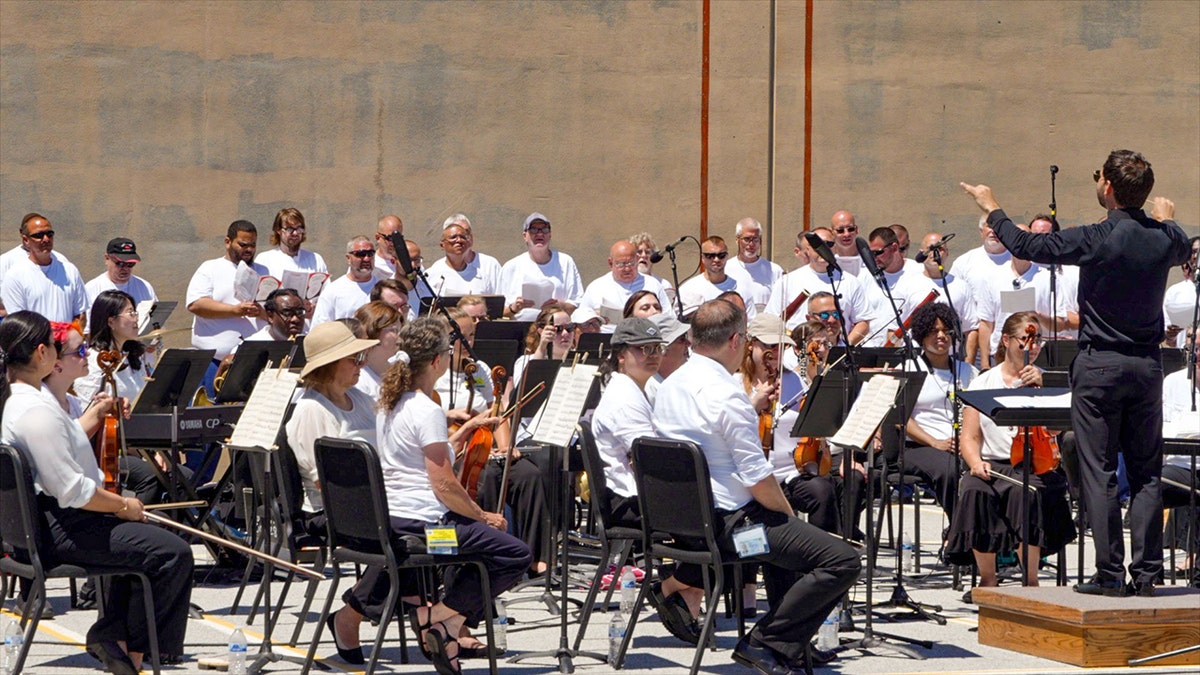 prison chorus with orchestra