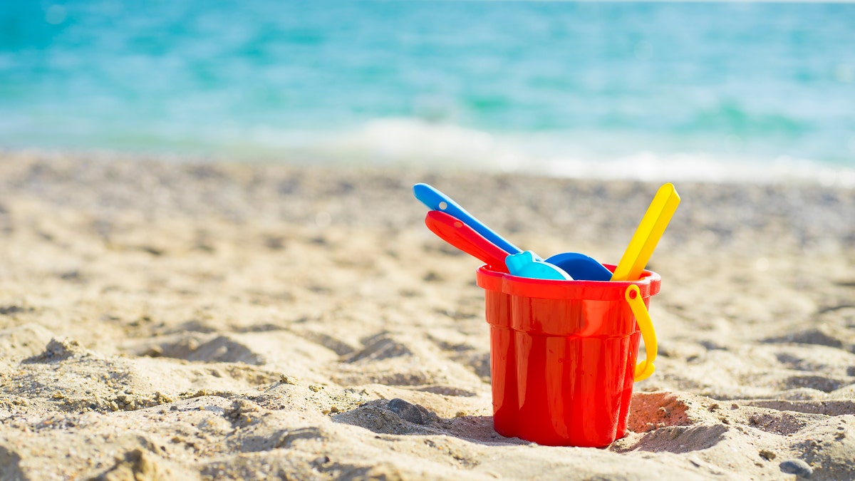 Sand toys at the beach