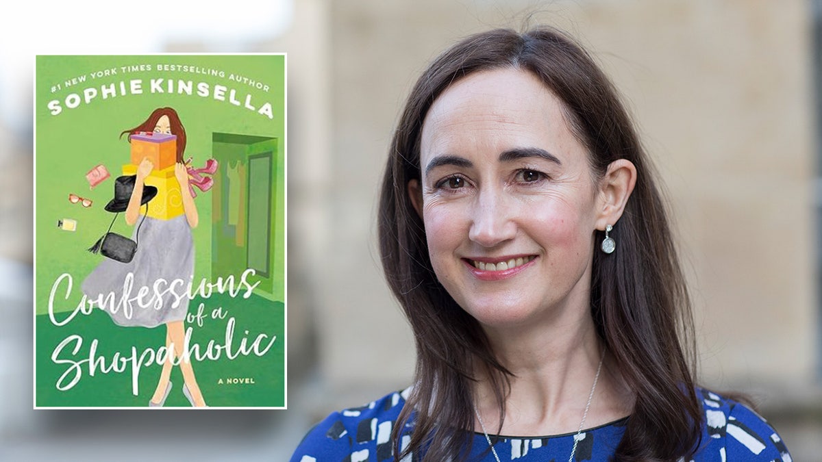 Sophie Kinsella with book