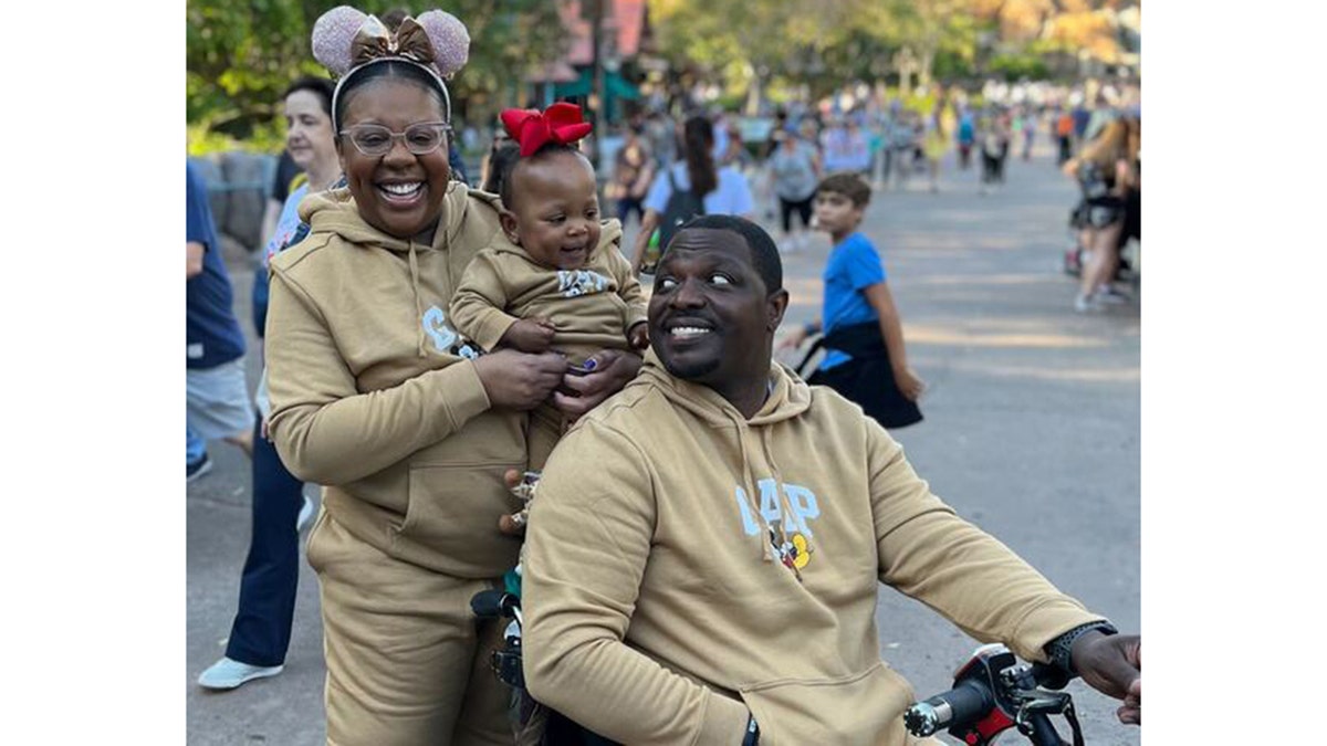 the straughter family at disney