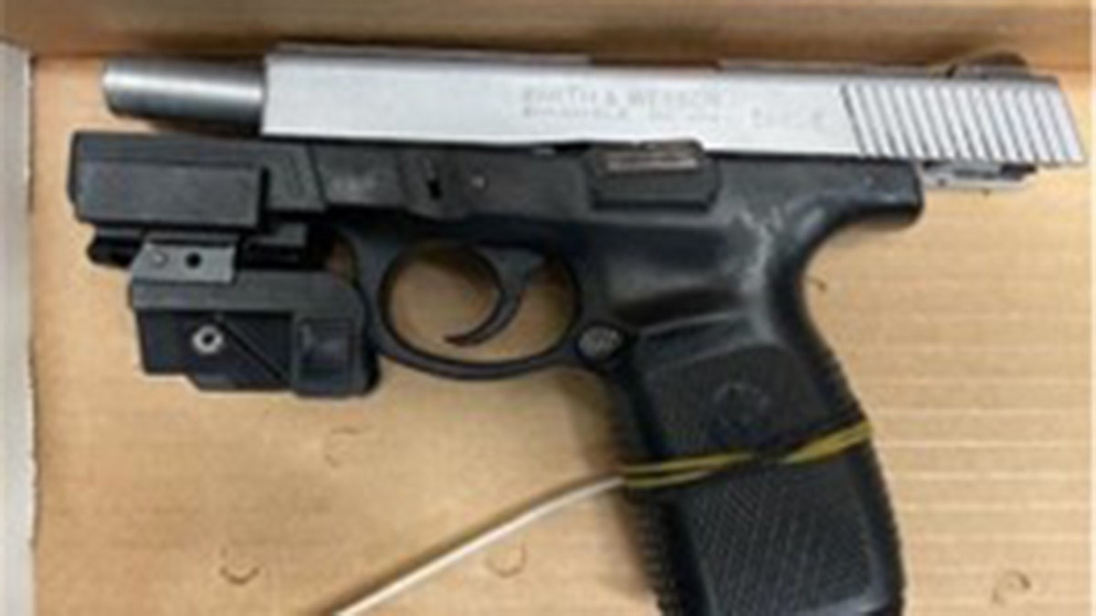 suspect's gun recovered