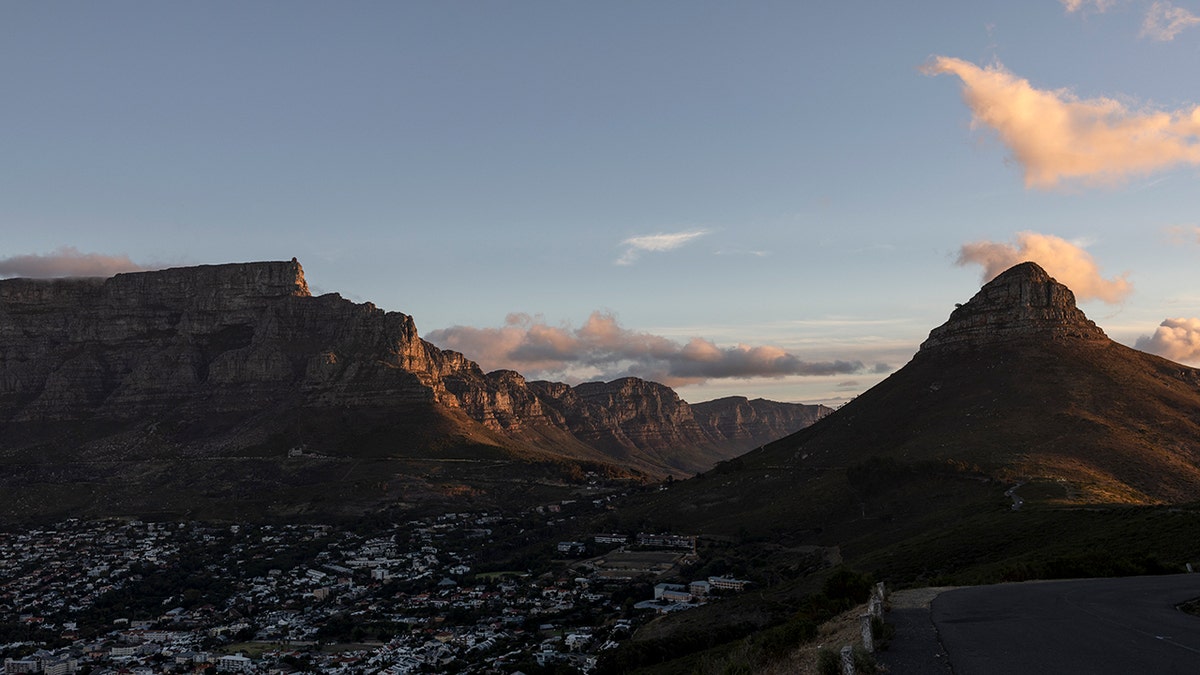 Montaña de la Mesa en Sudáfrica