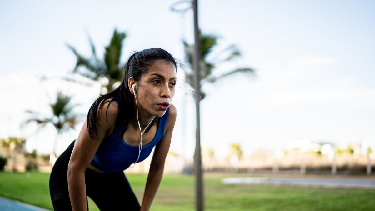 Mujer corriendo