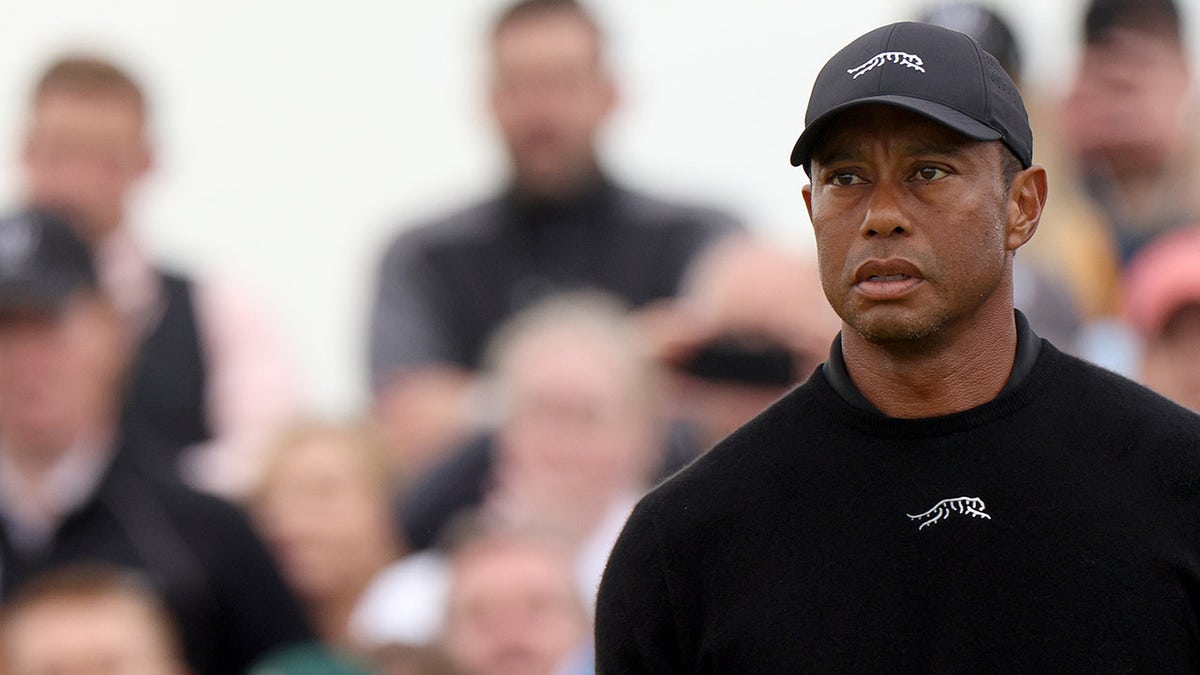 Tiger Woods at the British Open