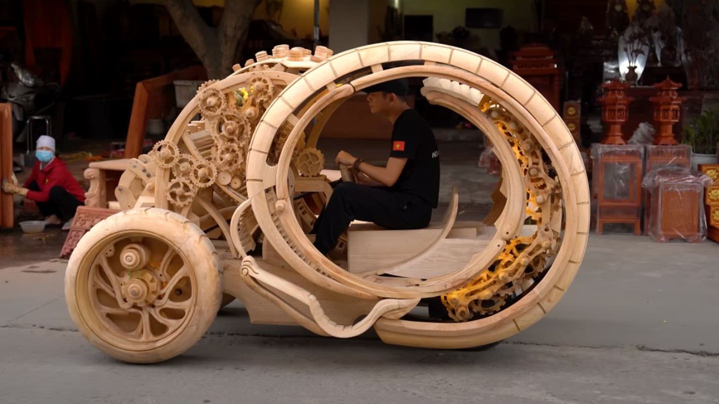 Unleashing Creativity: Meet the Wooden Time Machine Reshaping Vehicle Design