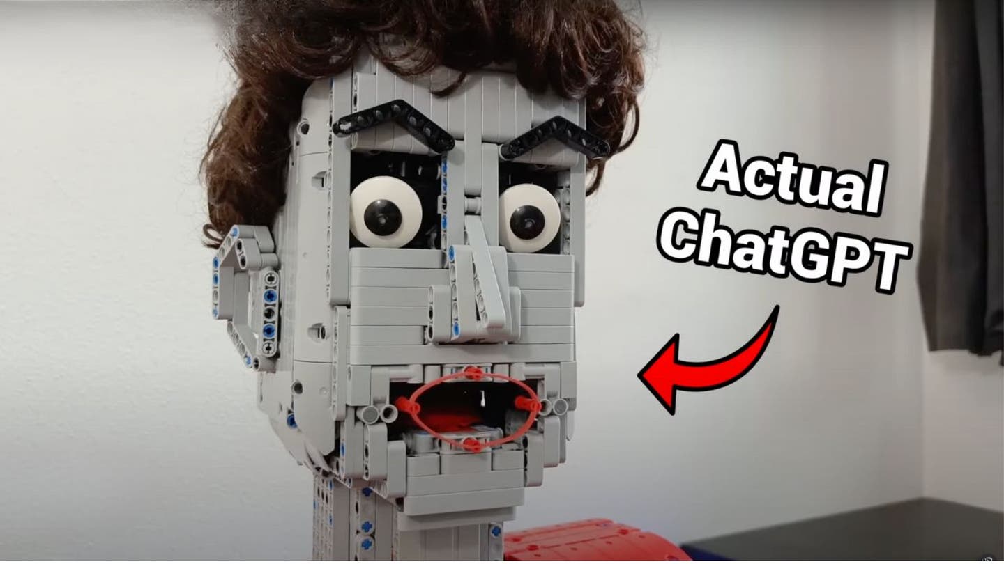 Dave: The World's Most Advanced AI-Powered Lego Robotic Head