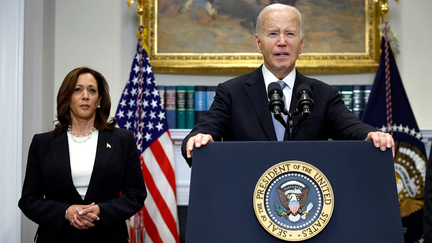 Kamala Harris praised Joe Biden's achievements in her first remarks since announcing her 2024 bid.