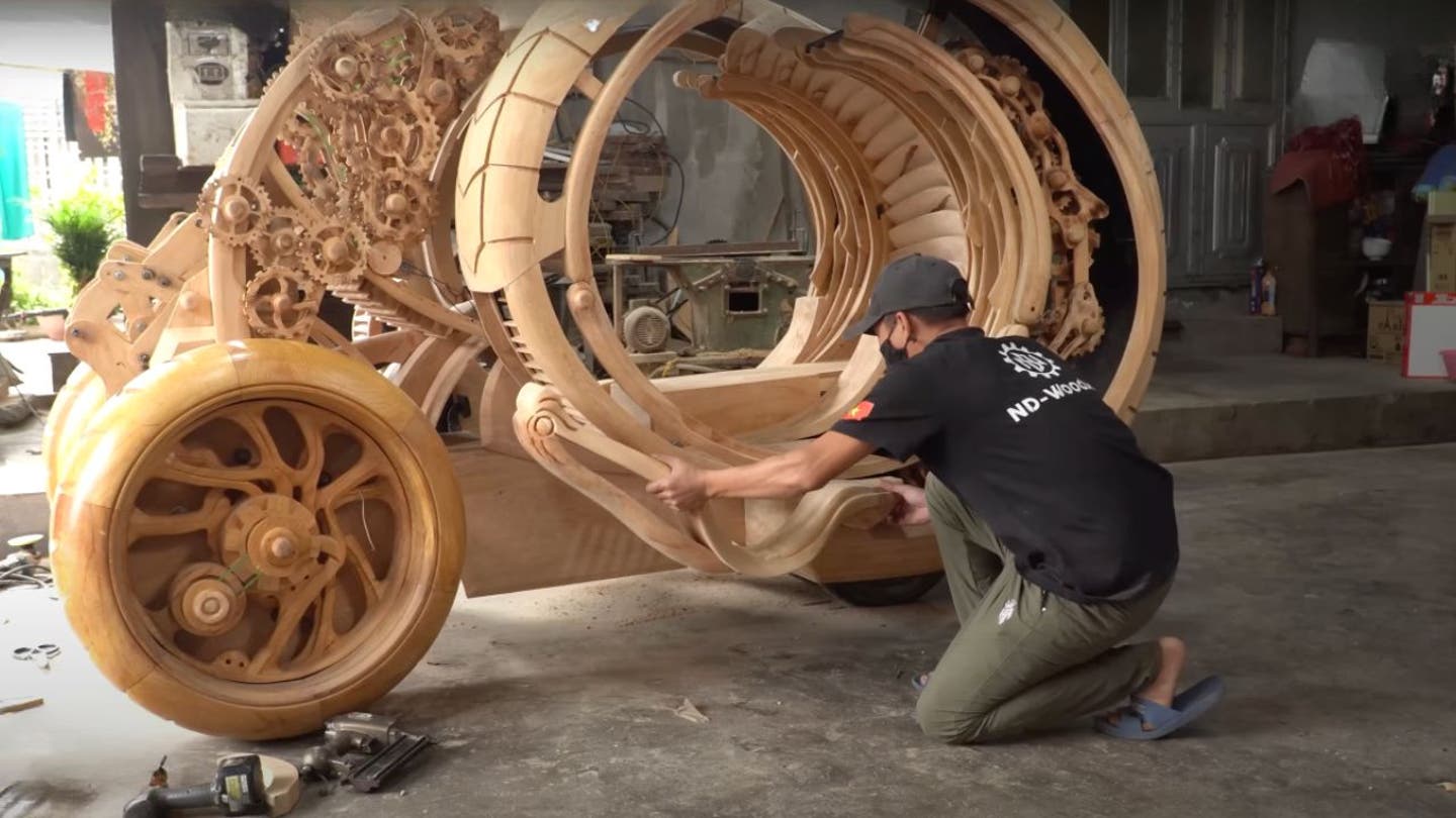 Unleashing Creativity: Meet the Wooden Time Machine Reshaping Vehicle Design