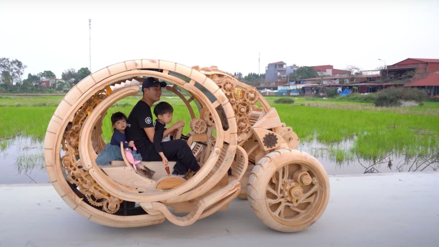 Unleashing Creativity: Meet the Wooden Time Machine Reshaping Vehicle Design