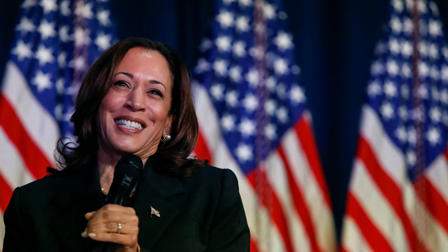 Kamala Harris Secures Majority of Delegates, Praises Biden's Record in First Remarks