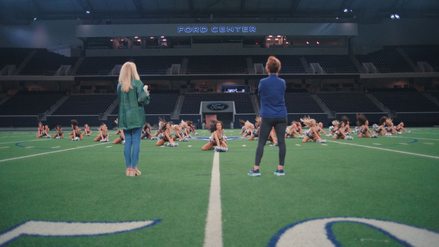 Dallas Cowboys Cheerleader Visits U.S. Troops in South Korea