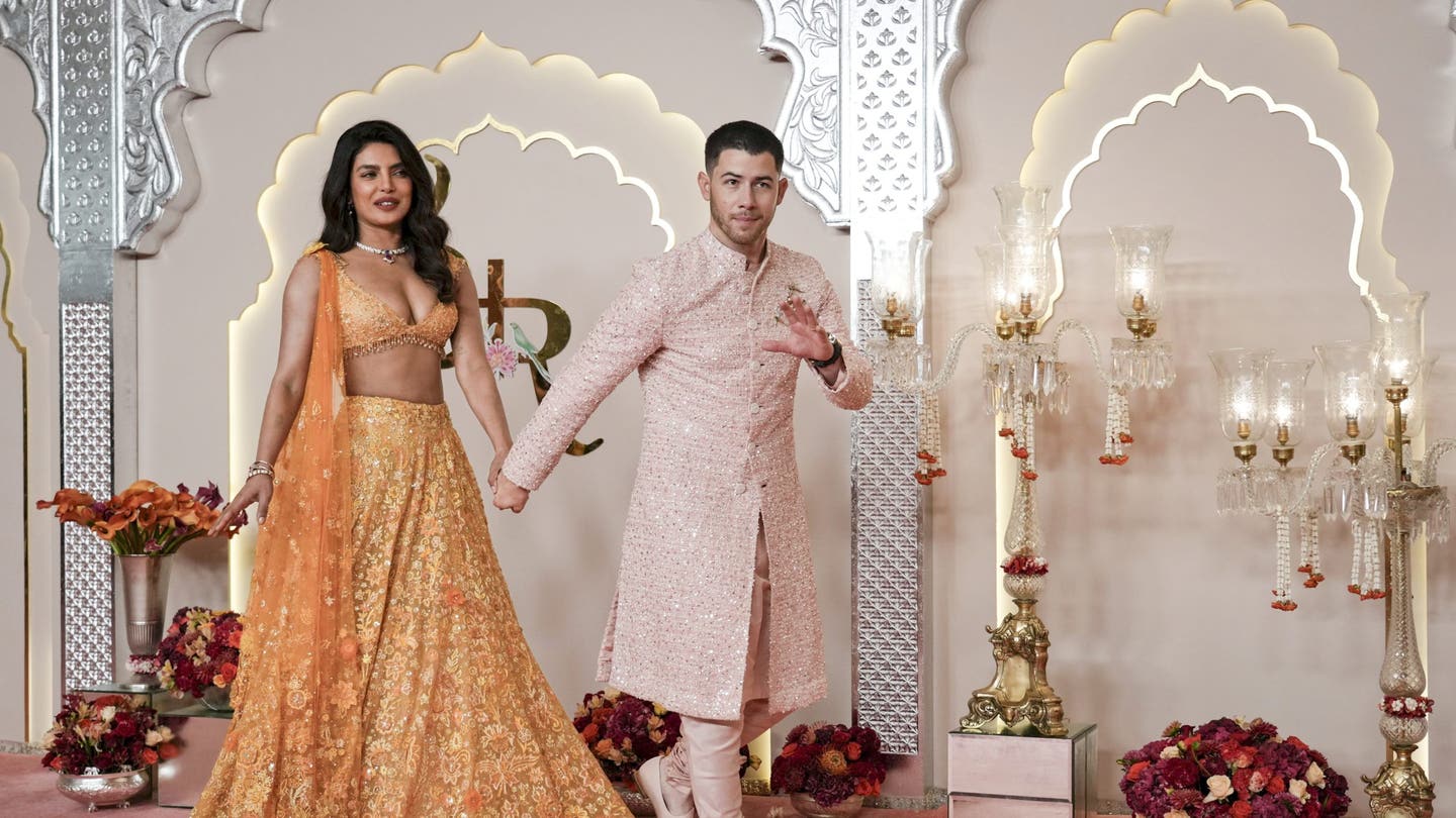 Kim Kardashian and Other Celebrities Attend Lavish Indian Wedding