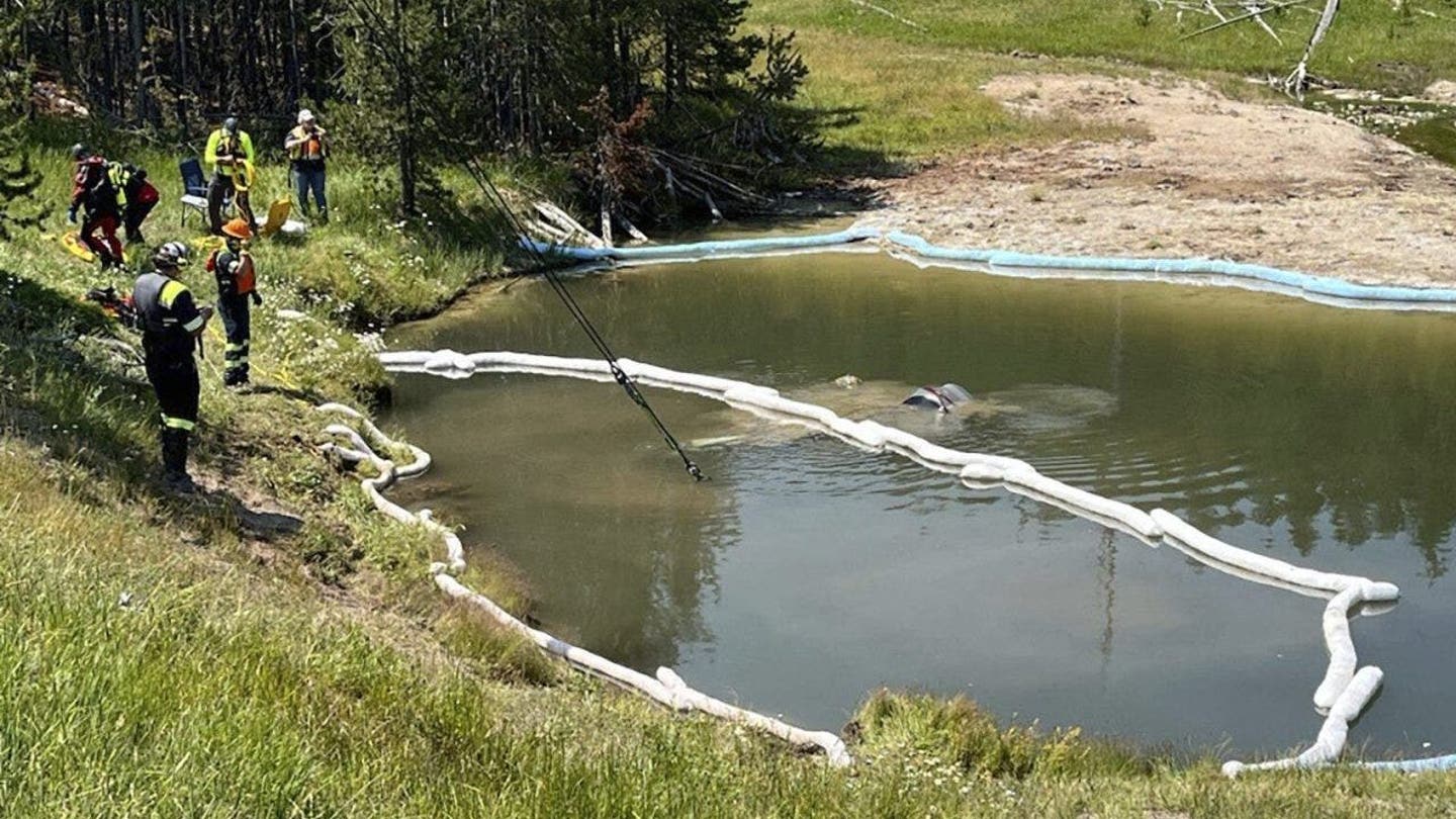 Yellowstone Geyser Mishap: SUV Plunges into Semi-Centennial Geyser