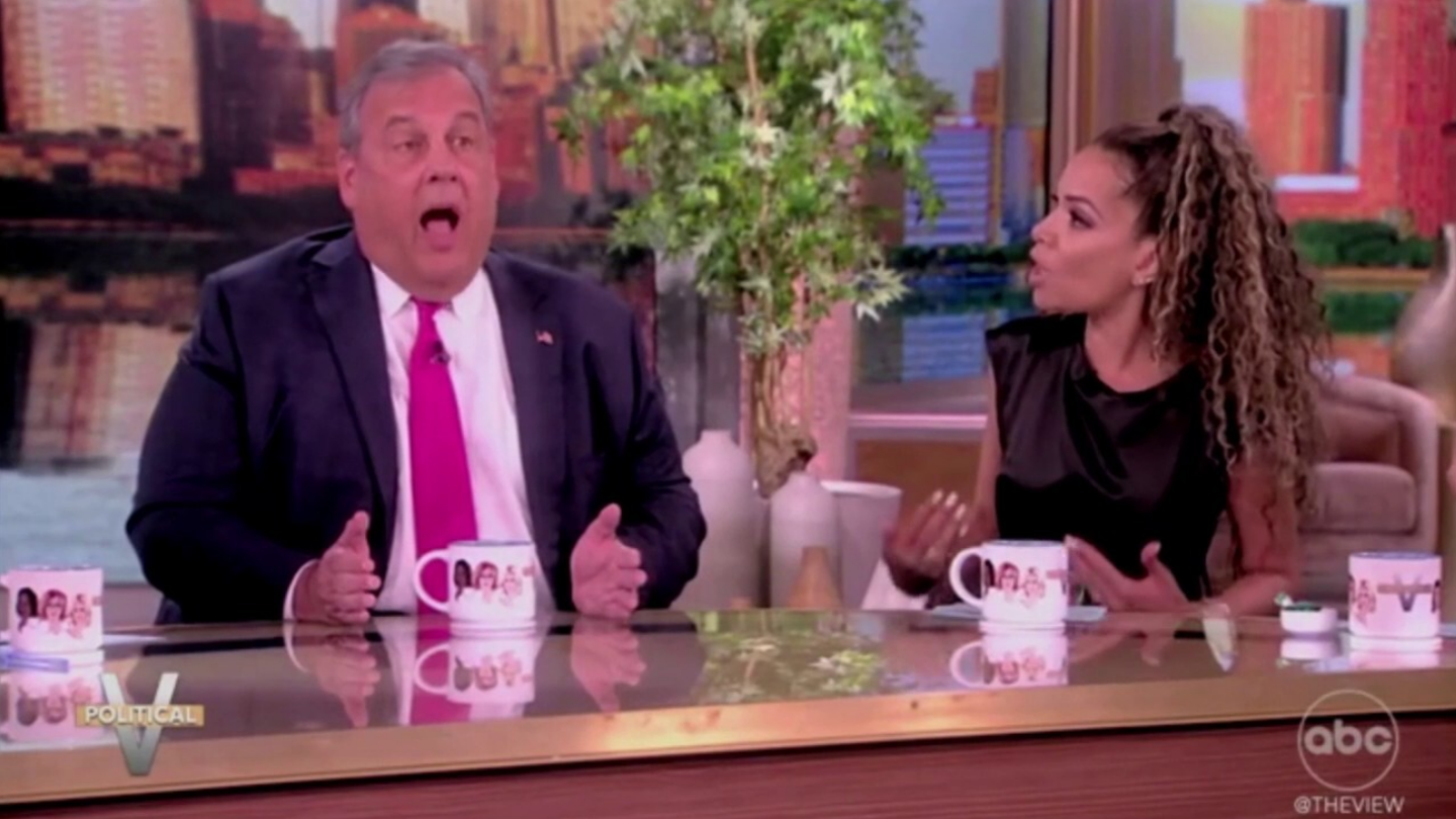 Chris Christie Bashed by 'The View' Hosts for Refusing to Vote for Biden