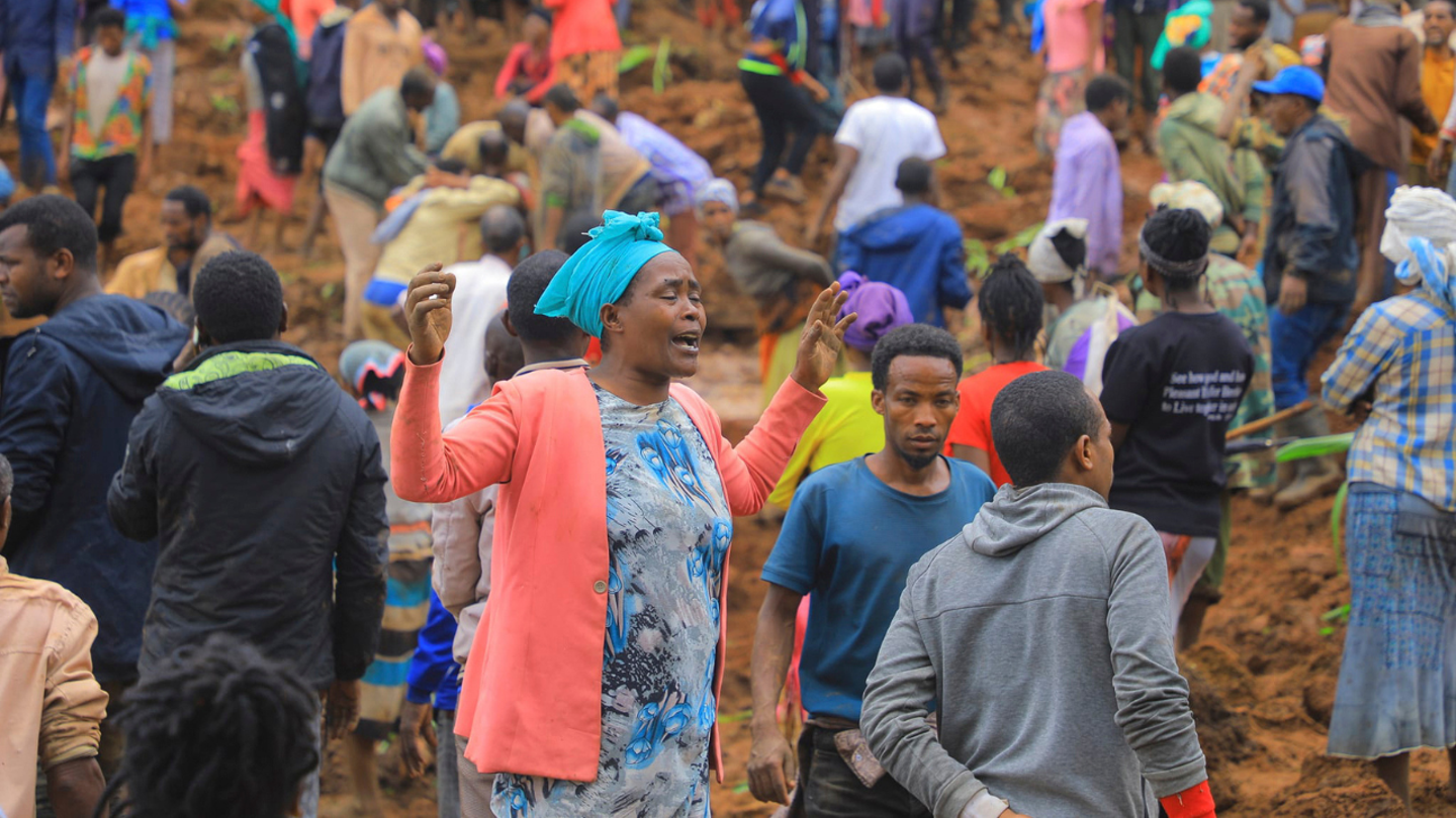 Devastating Mudslides Kill 157 in Ethiopia, Burying Rescuers