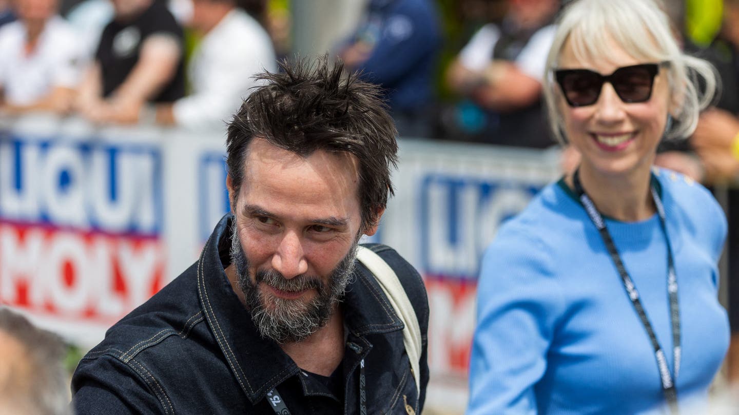 Keanu Reeves and Alexandra Grant's Rare Couple's Outing at German Motorcycle Race