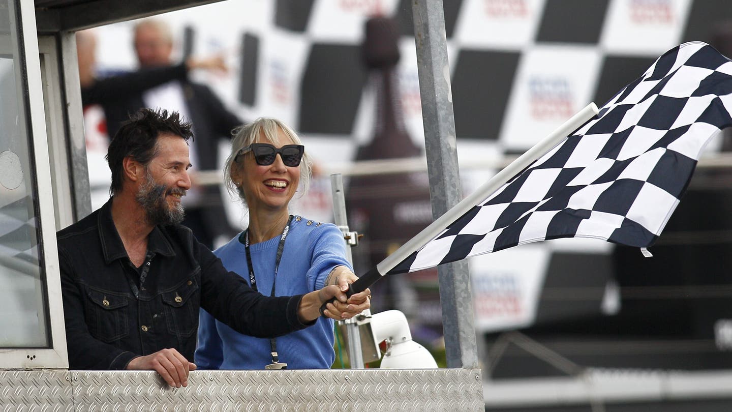 Keanu Reeves and Alexandra Grant's Rare Couple's Outing at German Motorcycle Race