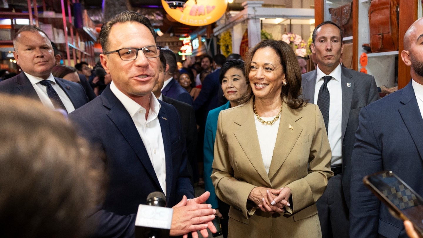 Pennsylvania Governor Shapiro Emerges as Potential Running Mate for Kamala Harris