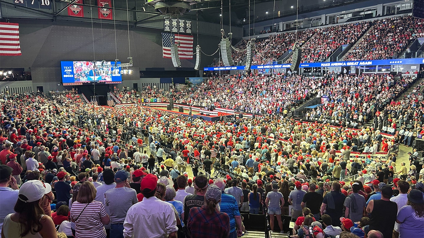 Trump and Vance Rally Before 12,000-Plus Crowd in Grand Rapids