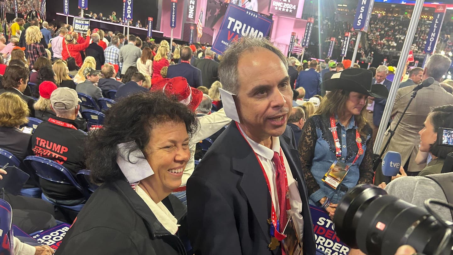 Republican Delegates Pay Tribute to Trump's Resilience with Ear Bandages