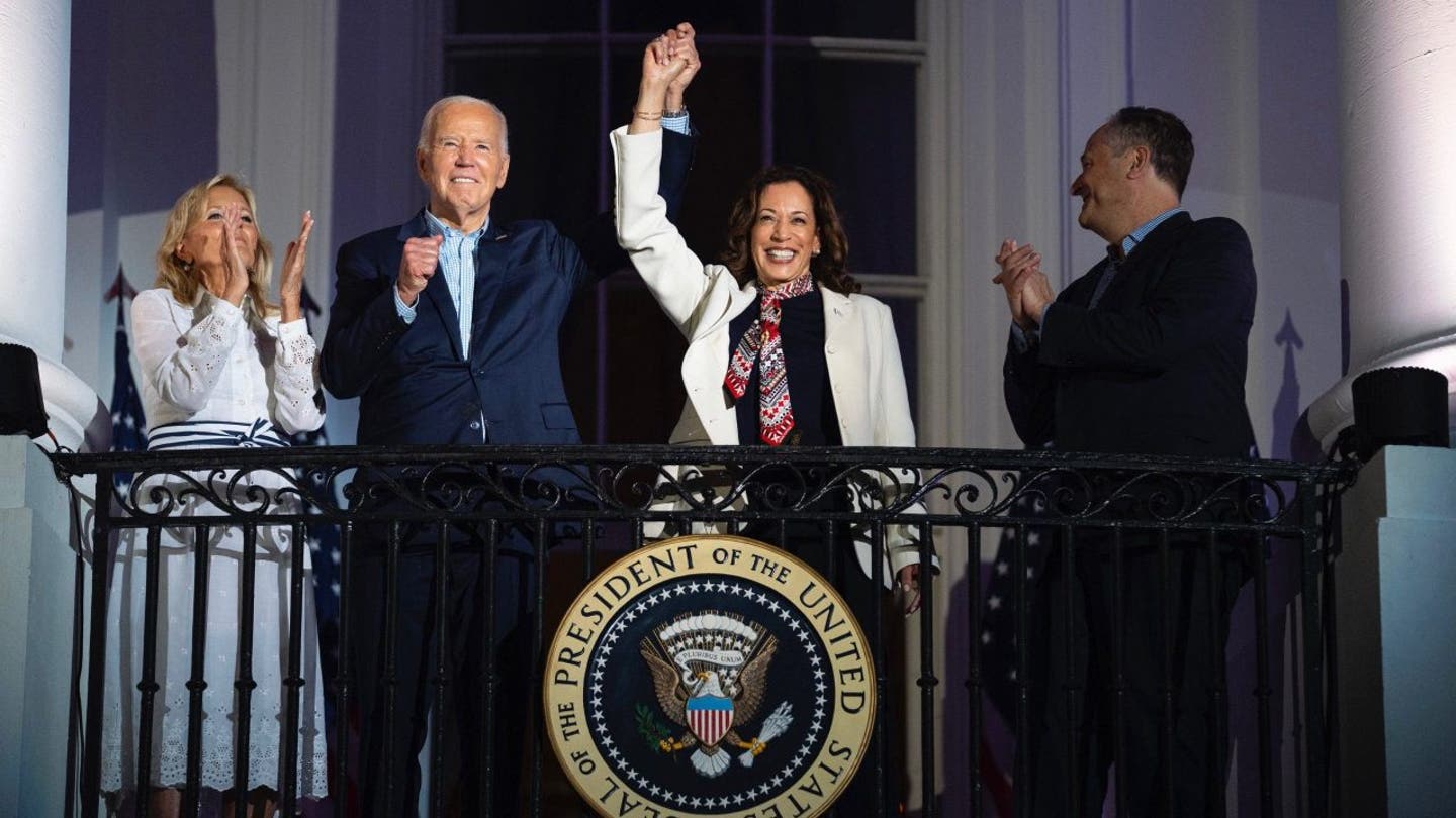 Biden's Second Gentleman Tests Positive for COVID-19, Vice President Harris Tests Negative