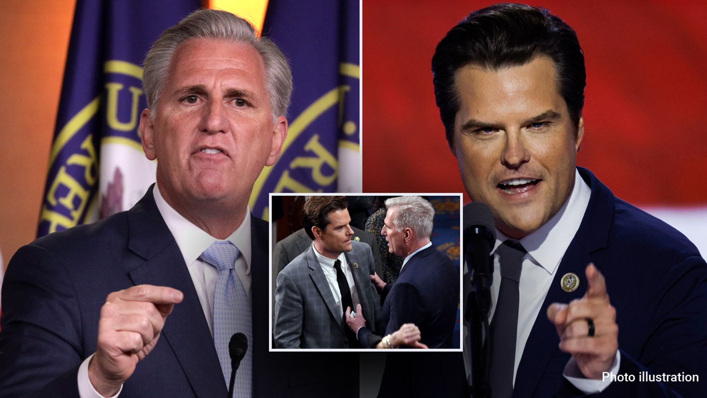 McCarthy Fires Back at Gaetz, Urges Him to Seek Professional Help