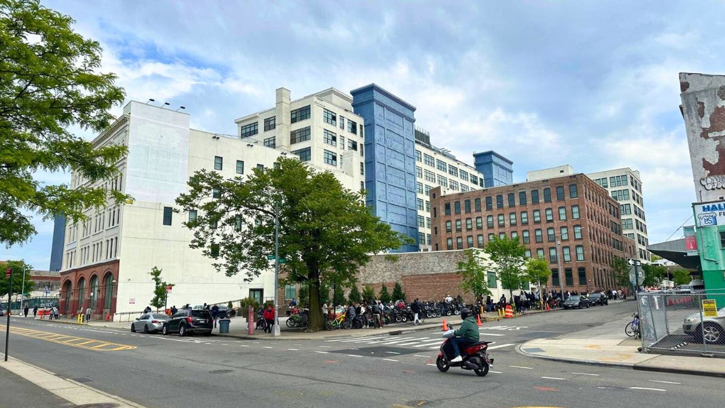 Migrant facility in Brooklyn