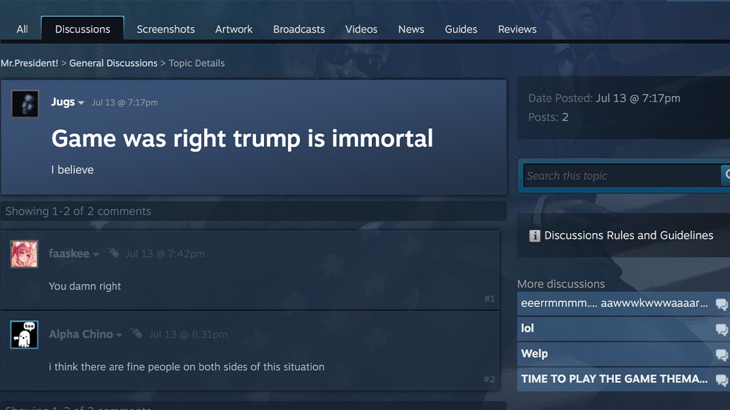 Thomas Crooks, Trump's Assailant, Posts Ominous Comment on Gaming Platform