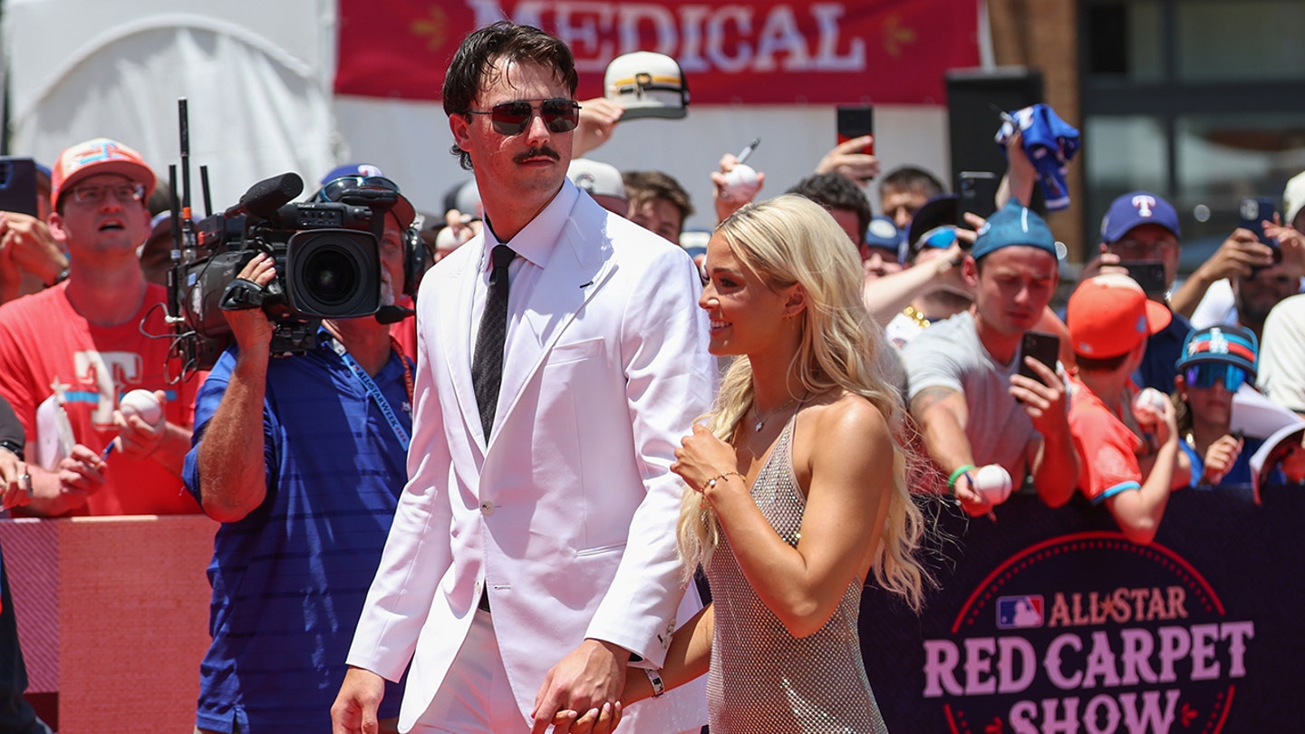 Pirates Phenom Skenes Walks All-Star Red Carpet with Gymnast Girlfriend Livvy Dunne