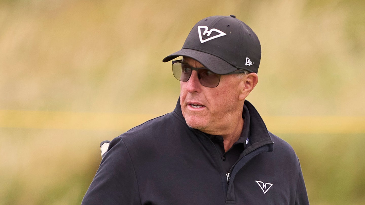 Phil Mickelson Arrives at The Open in Joggers, Fulfilling Bet with YouTuber Grant Horvat