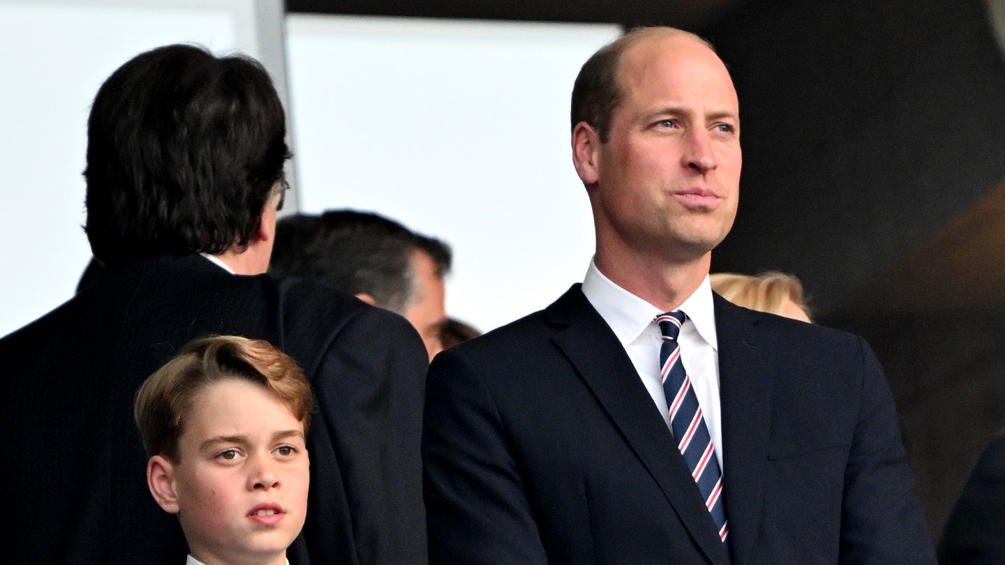 Royal Bonding: Prince William and Prince George Cheer on England at Euro Final